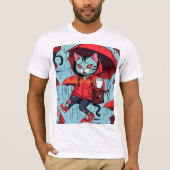 Bella Canvas Jersey T-shirt met korte mouwen Kitte (Voorkant)