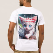 Bella Canvas Jersey T-shirt met korte mouwen Kitte (Achterkant)