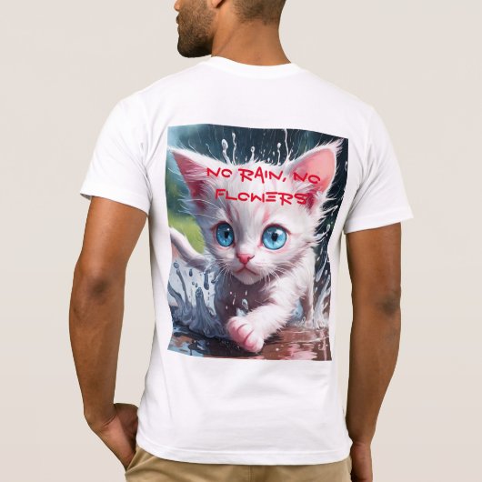 Bella Canvas Jersey T-shirt met korte mouwen Kitte (Achterkant)