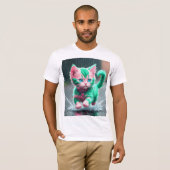 Bella Canvas Jersey T-shirt met korte mouwen Kitte (Voorkant volledig)