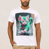 Bella Canvas Jersey T-shirt met korte mouwen Kitte (Voorkant)