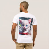 Bella Canvas Jersey T-shirt met korte mouwen Kitte (Achterkant volledig)