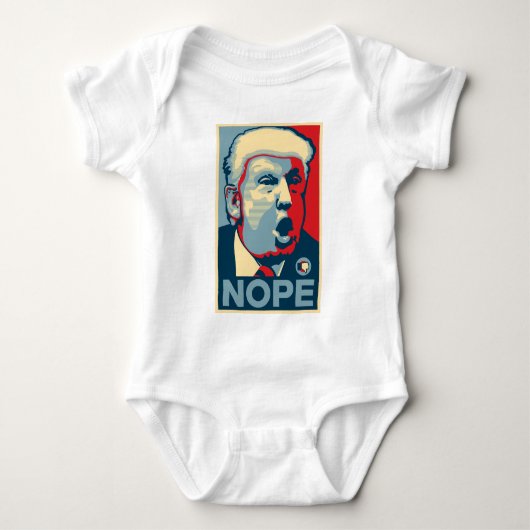 Bella+Canvas Jersey V-hals T-shirt - NOPE - Zwart (Voorkant)