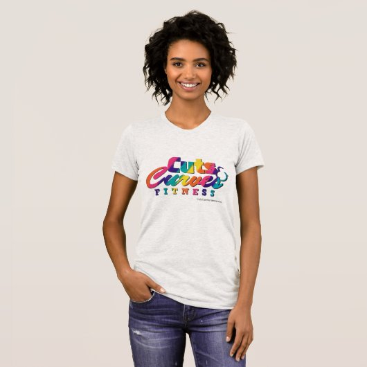 ​ Bella Canvas ​ JerseyT CCF Colorful Logo T-shirt (Voorkant volledig)