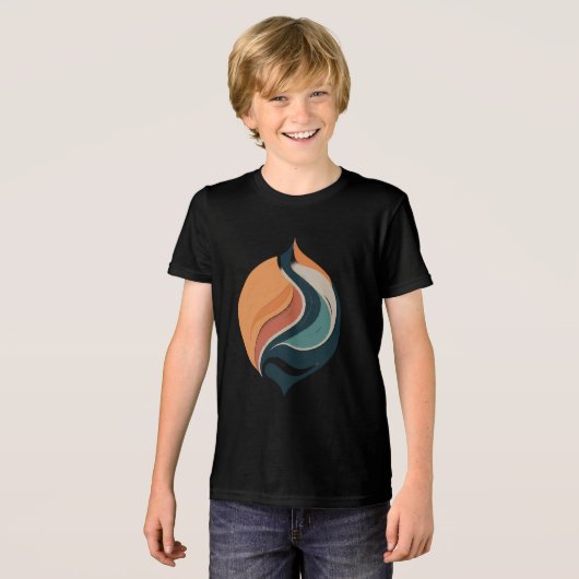 Bella+Canvas Jeugd Tri-blend Shirt (Voorkant volledig)