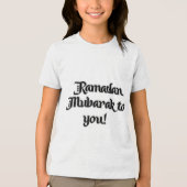 Bella+Canvas Jeugd Tri-blend Shirt (Voorkant)