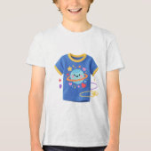 Bella+Canvas Jeugd Tri-blend T-Shirt (Voorkant)