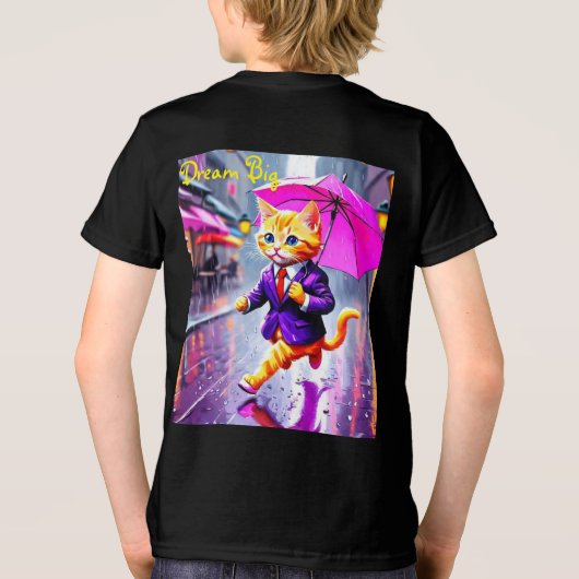 Bella+Canvas Jeugd Tri-blend T-shirt (Achterkant)