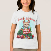 Bella+Canvas Jeugd Tri-blend T-shirt (Voorkant)