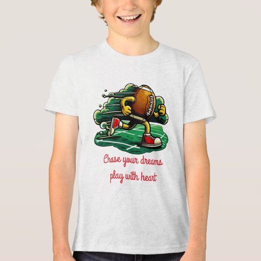 Bella+Canvas Jeugd Tri-blend T-shirt (Voorkant)
