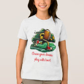 Bella+Canvas Jeugd Tri-blend T-shirt (Voorkant)