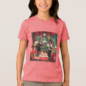 Bella+Canvas Jeugd Tri-blend T-shirt (Voorkant)
