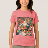 Bella+Canvas Jeugd Tri-blend T-shirt (Voorkant)