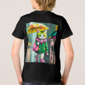 Bella+Canvas Jeugd Tri-blend T-shirt (Achterkant)