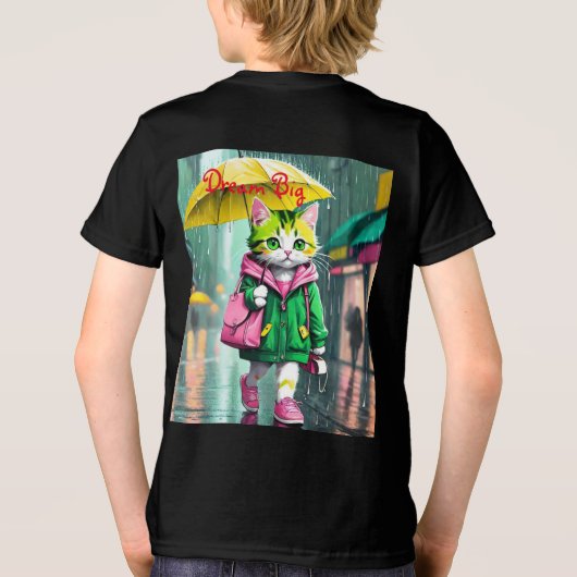 Bella+Canvas Jeugd Tri-blend T-shirt (Achterkant)