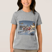 Bella+Canvas Jeugd Tri-blend T-shirt (Voorkant)