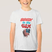 Bella+Canvas Jeugd Tri-blend T-shirt (Voorkant)