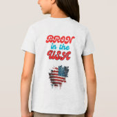 Bella+Canvas Jeugd Tri-blend T-shirt (Achterkant)