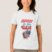 Bella+Canvas Jeugd Tri-blend T-shirt (Voorkant)