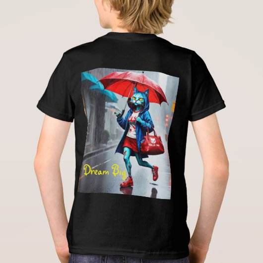 Bella+Canvas Jeugd Tri-blend T-shirt (Achterkant)