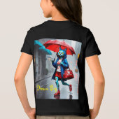 Bella+Canvas Jeugd Tri-blend T-shirt (Achterkant)