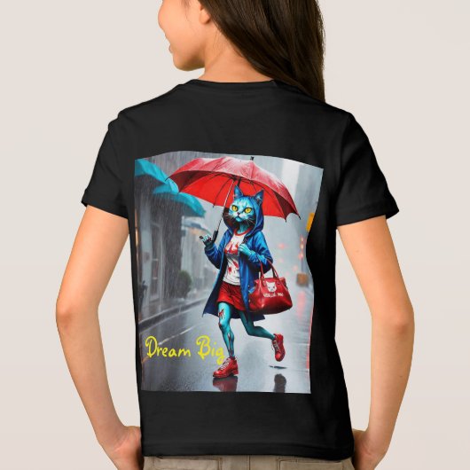 Bella+Canvas Jeugd Tri-blend T-shirt (Achterkant)