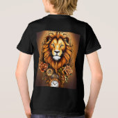 Bella+Canvas Jeugd Tri-blend T-Shirt, Effen Zwart, Tri-Blend Shirt (Achterkant)