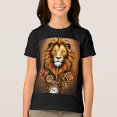 Bella+Canvas Jeugd Tri-blend T-Shirt, Effen Zwart, Tri-Blend Shirt (Voorkant)