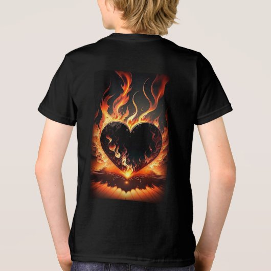 Bella+Canvas Jeugd Tri-Blend T-Shirt – Levendige L (Achterkant)