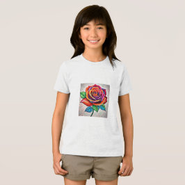 Bella+Canvas Jeugd Tri-blend T-Shirt, Wit, Shirt