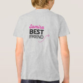 Bella+Canvas Jeugd Tri-Blend T-shirt - Zacht, Stij (Achterkant)