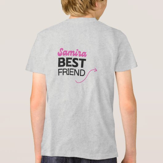 Bella+Canvas Jeugd Tri-Blend T-shirt - Zacht, Stij (Achterkant)