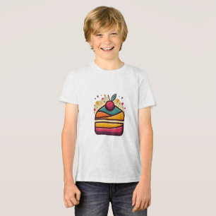 Bella + Canvas Jeugd Tri-Blend Taart Ontwerp Shirt