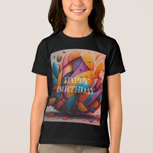 Bella+Canvas Jeugd Tri-Blend Tri-Blend Shirt (Voorkant)