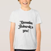 Bella+Canvas Jeugd Tri-blend Tri-Blend Shirt (Voorkant)