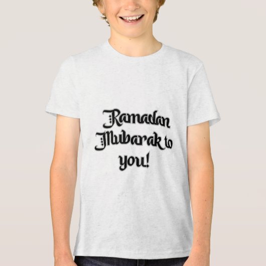 Bella+Canvas Jeugd Tri-blend Tri-Blend Shirt (Voorkant)