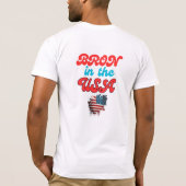 Bella+Canvas korte hoes T-shirt (Achterkant)