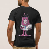 Bella+Canvas korte hoes T-shirt (Achterkant)