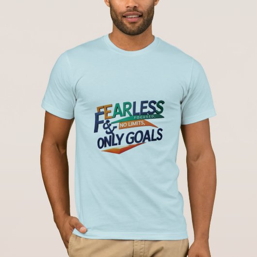 Bella+Canvas korte mouw motivatie T-shirt (Voorkant)