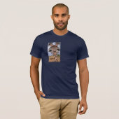 Bella Canvas mannen shirt Giraffe (Voorkant volledig)