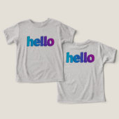 Bella+Canvas Peuter Tri-blend T-shirt (Ontwerp Voorkant & Achterkant)