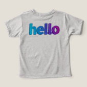 Bella+Canvas Peuter Tri-blend T-shirt (Design achterkant)