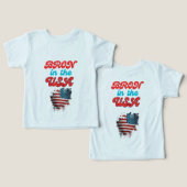 Bella+Canvas Peuter Tri-blend T-shirt (Ontwerp Voorkant & Achterkant)