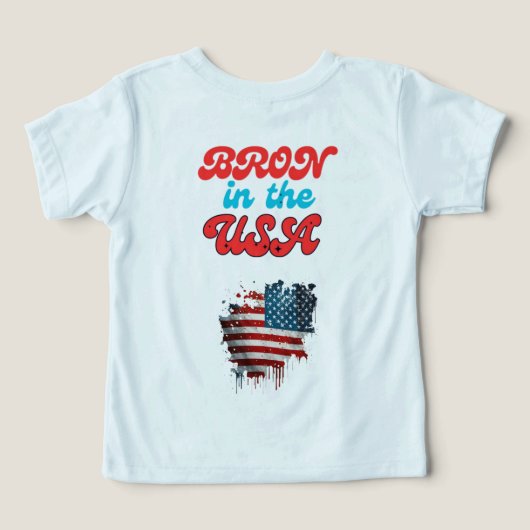 Bella+Canvas Peuter Tri-blend T-shirt (Design achterkant)