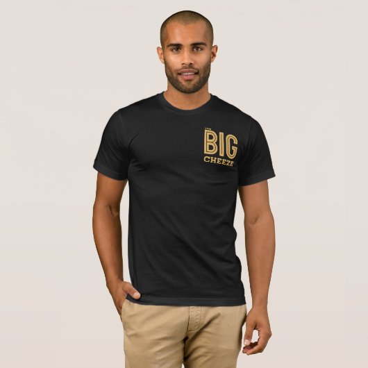 Bella Canvas Pocket T - De grote kaas T-shirt (Voorkant volledig)