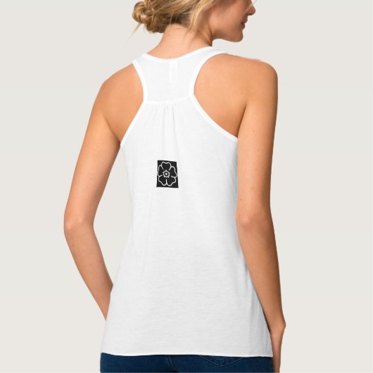 Bella+Canvas Racerback Tanktop ZWARTE DRAAK (Achterkant)