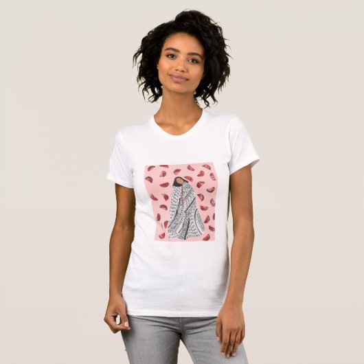 Bella+Canvas Slim Fit T-Shirt voor vrouwen (Voorkant volledig)