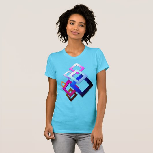 Bella+Canvas Slim Fit T-Shirt voor vrouwen (Voorkant volledig)