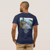 Bella-Canvas T-shirt Unieke Mammoth Hot Springs! (Achterkant volledig)
