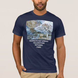 Bella-Canvas T-shirt Unieke Mammoth Hot Springs!